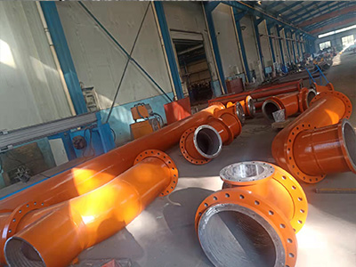 某礦山企業(yè)礦石輸送系統(tǒng)堆焊耐磨管道應用